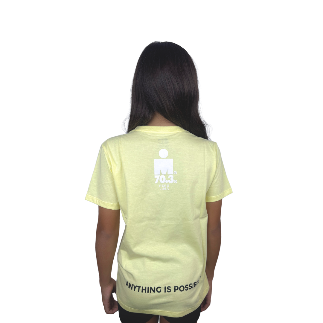 CAMISETA IRONKIDS MY MOM IS AN IRONMAN COLOR AMARILLO | IRONMAN