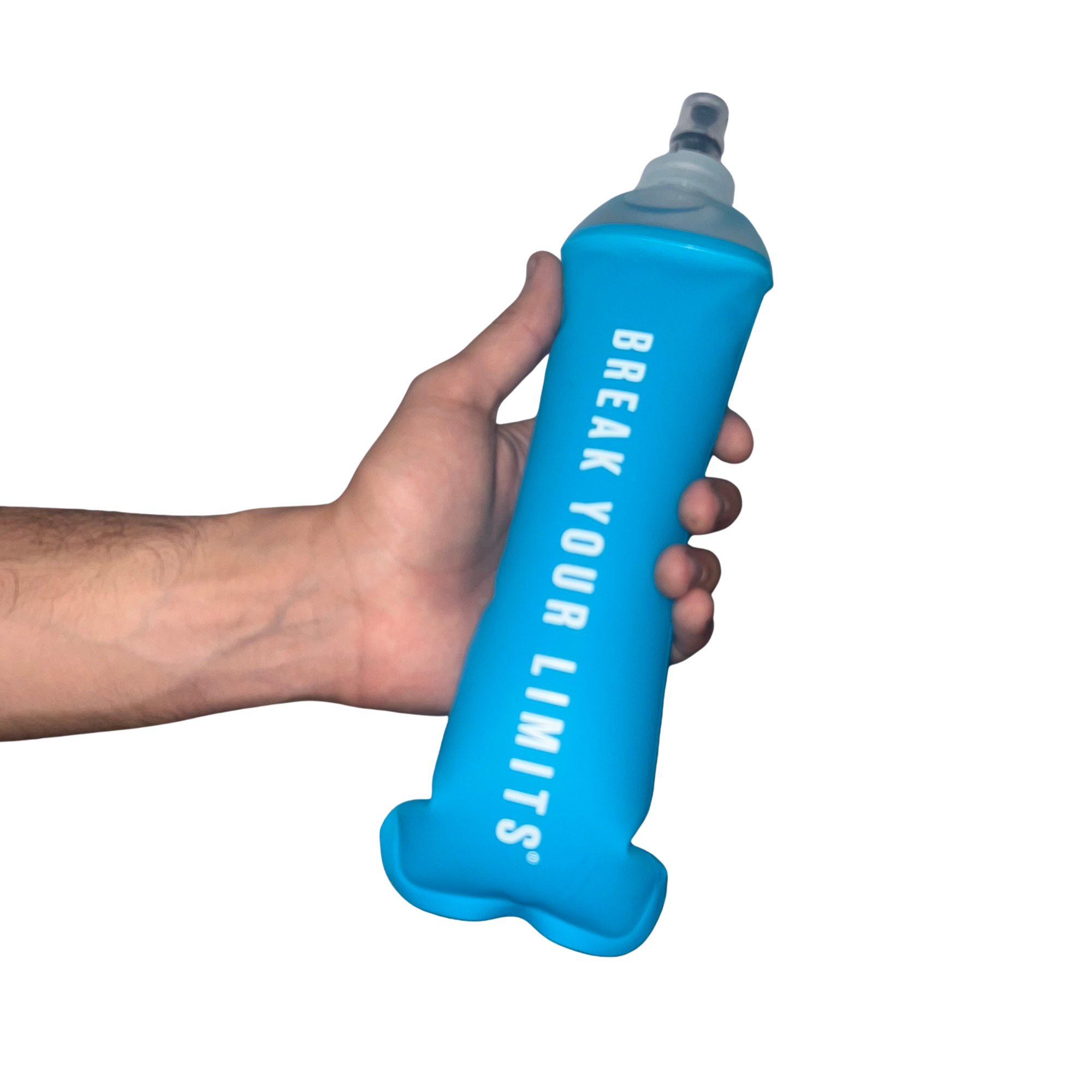 BOTELLA FLEXIBLE SOFT FLASK CELESTE 500ml | CINCO AM