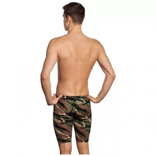 ROPA DE BAÑO PARA NATACIÓN HOMBRE COLOR VERDE MILITAR | MAD WAVE