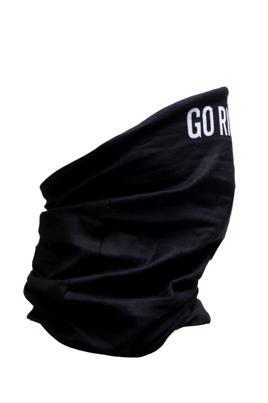 BANDANA CLASICA PARA CICLISMO MARCA | GO RIGO GO COLOR NEGRO - CINCO AM