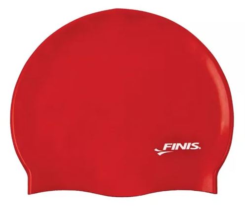 GORRO NAT SILICONA PARA NATACIÓN COLOR ROJO | FINIS