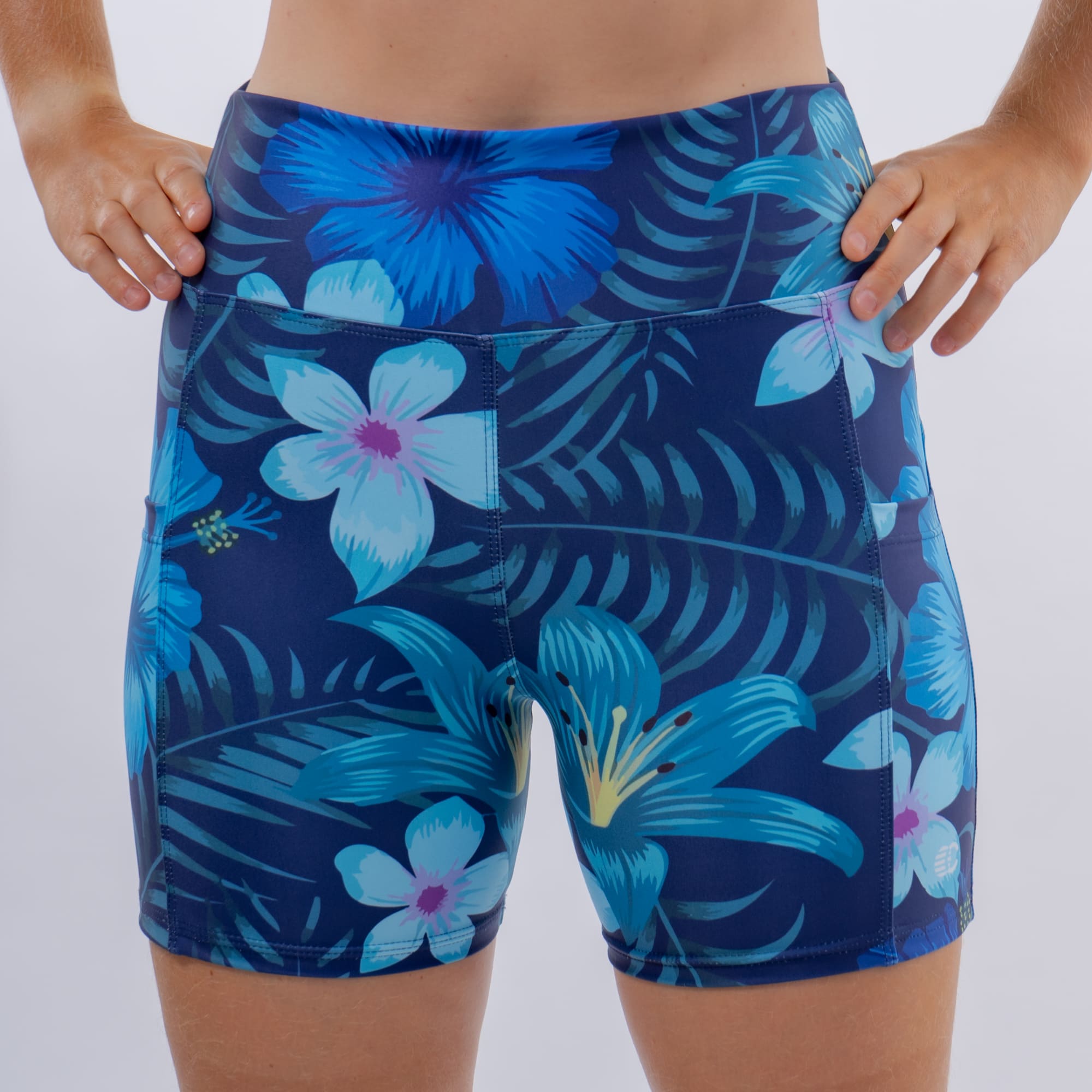 PANTALONETA SUNSET VIBES SKYBLUE TROPICAL | CINCO AM