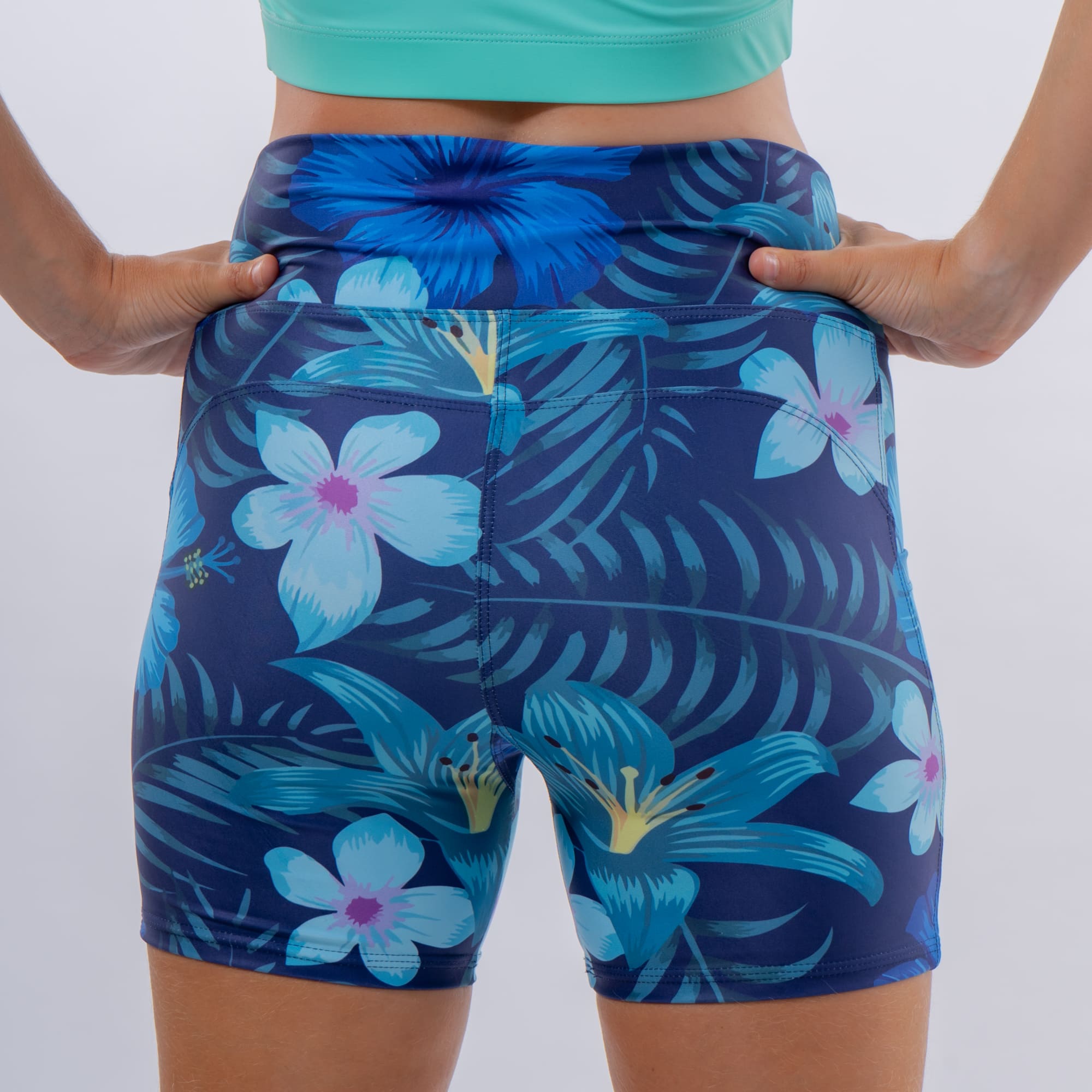 PANTALONETA SUNSET VIBES SKYBLUE TROPICAL | CINCO AM