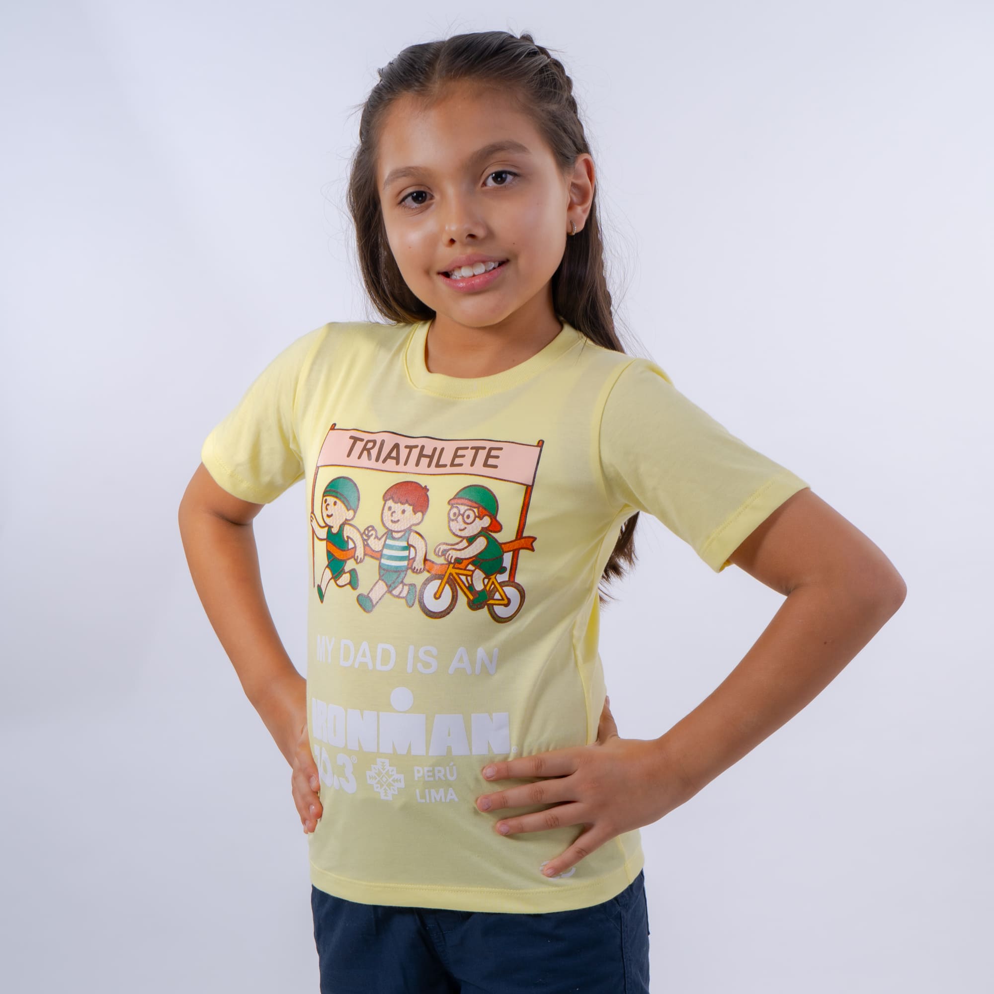 CAMISETA NIÑOS IM 70.3 PERÚ - MY DAD IS AN IRONMAN