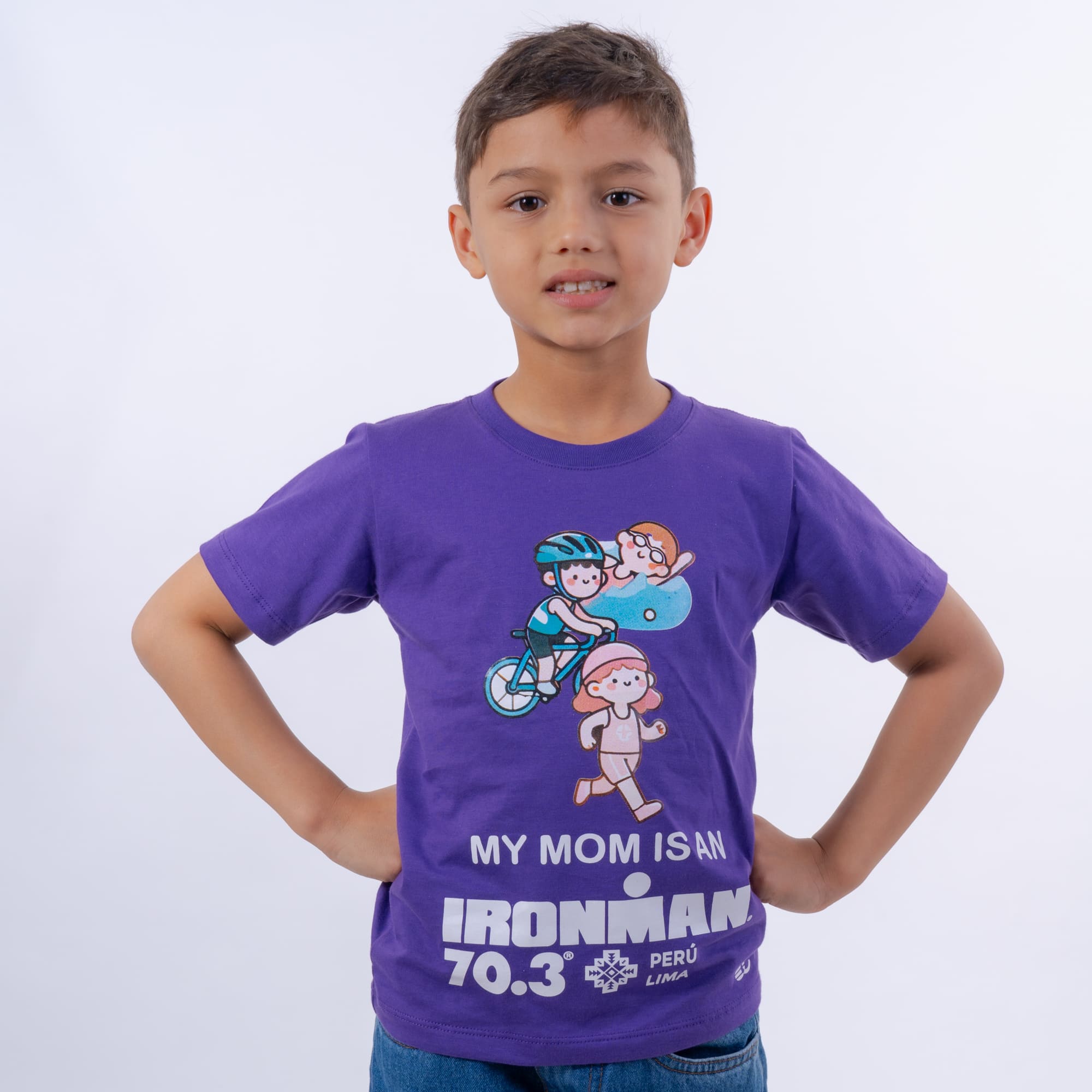 CAMISETA NIÑOS IM 70.3 PERÚ - MY MOM IS AN IRONMAN