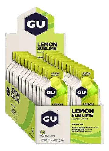 GEL LEMON SUBLIME CAJA 24 | GU - CINCO AM