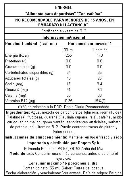 ENERGEL FRUTOS ROJOS | QNT