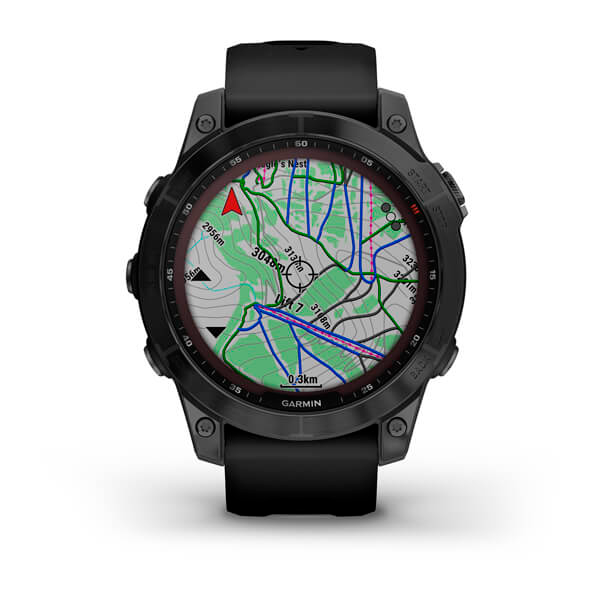 RELOJ FENIX 7 SAPHIRO SOLAR NEGRO - CINCO AM