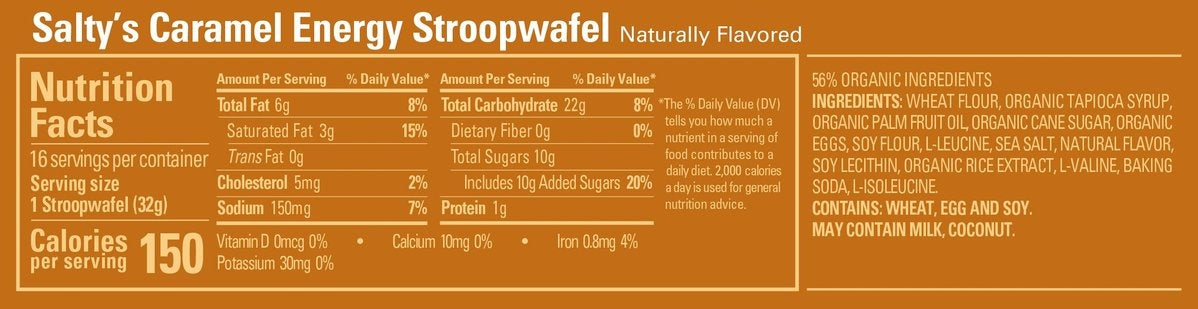 ENERGY STROOPWAFEL - SALTY'S CARAMEL | GU