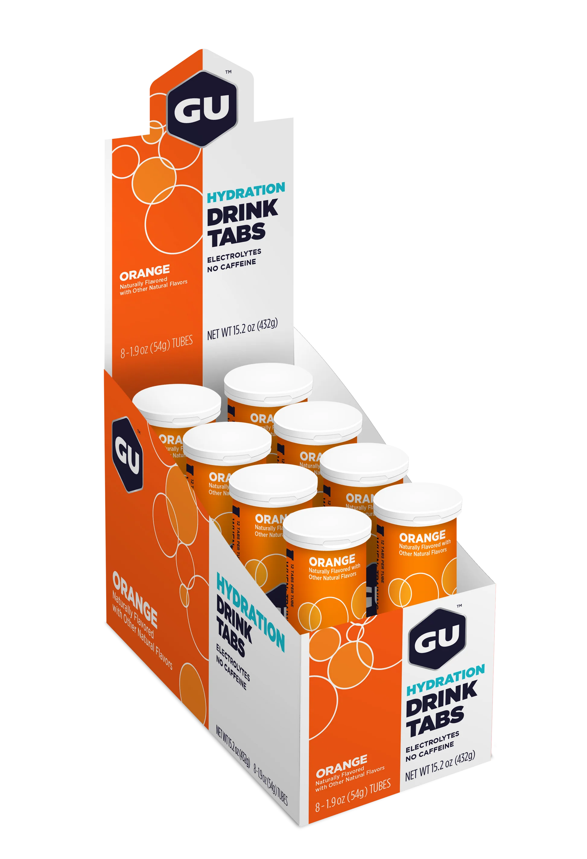 TABS DE HIDRATACION ORANGE CAJA 8 | GU - CINCO AM