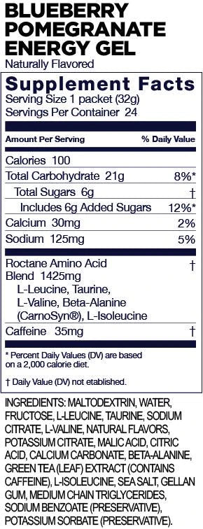 GEL ROCTANE BLUEBERRY - POMEGRANATE | GU
