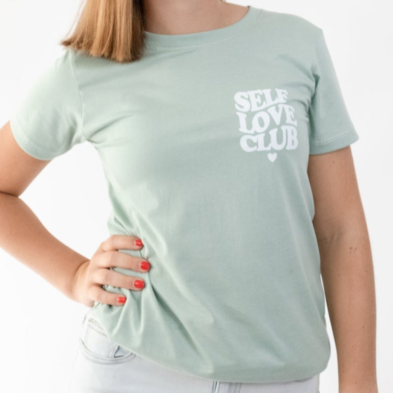 CAMISETA LIFESTYLE WOMEN GREEN SELF | CINCO AM