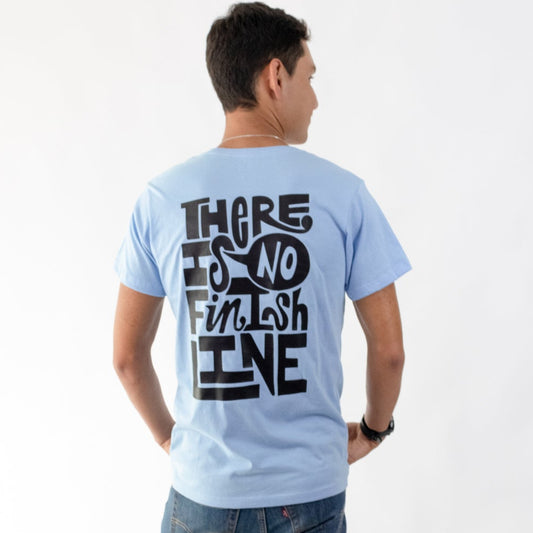 CAMISETA LIFESTYLE MAN SKY BLUE FINISH | CINCO AM - CINCO AM