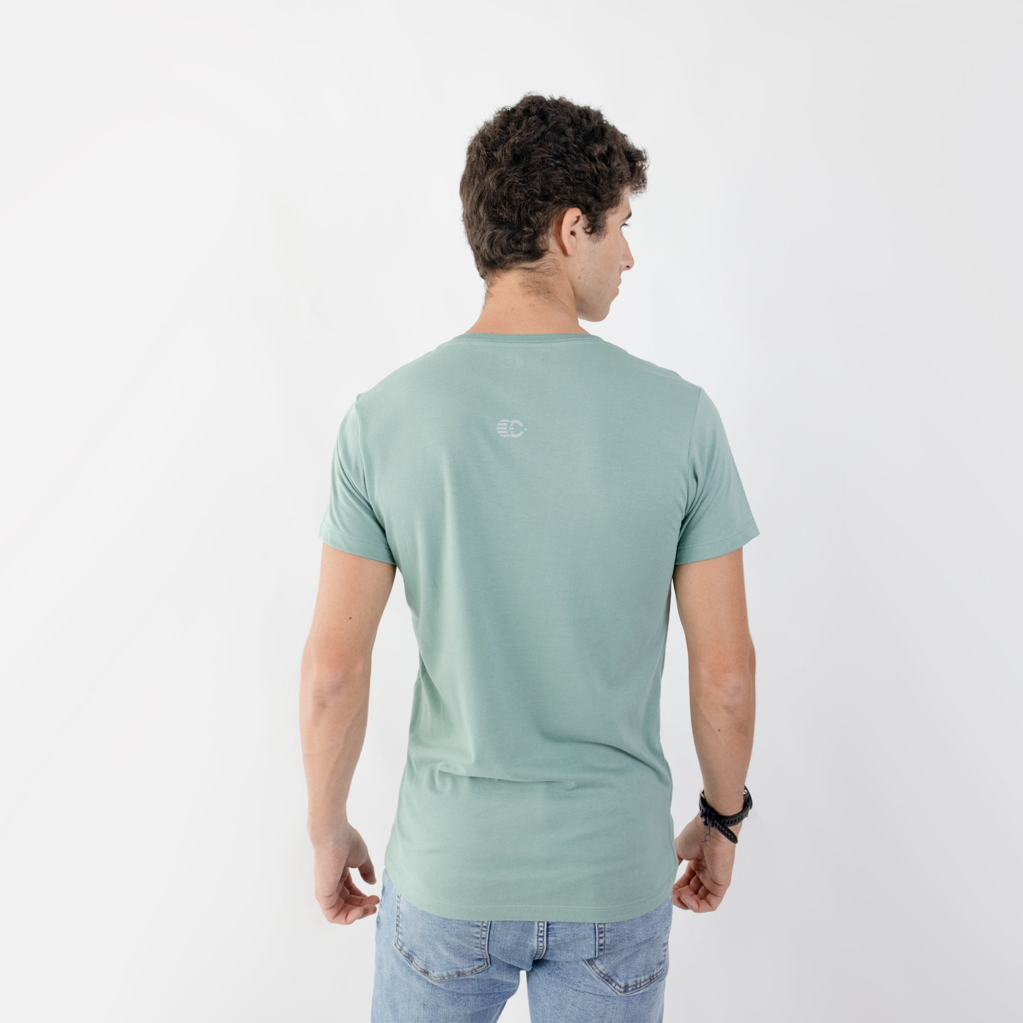 CAMISETA LIFESTYLE MAN GREEN BIKE | CINCO AM