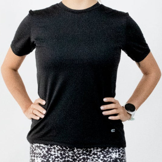 CAMISETA DEPORTIVA NEGRO MUJER | MOVE