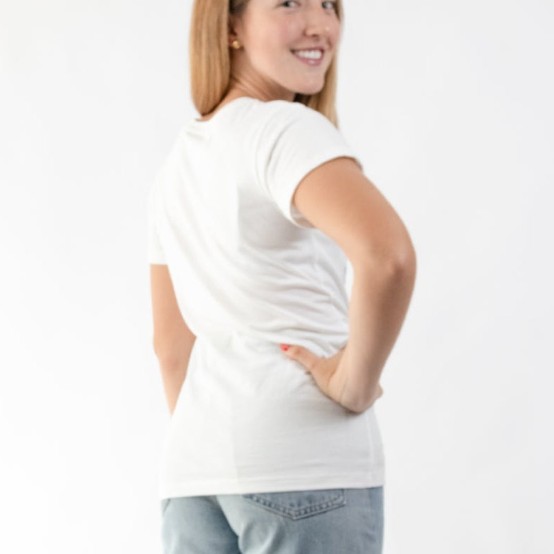 CAMISETA LIFESTYLE WOMEN WHITE S.B.R | CINCO AM