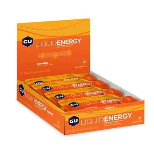CAJA DE 12 UNIDADES LIQUID ENERGIZANTE NARANJA | GU - CINCO AM