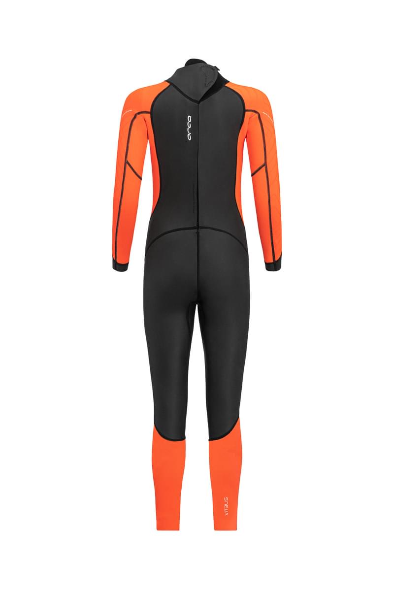 WETSUIT DE AGUAS ABIERTAS JUNIOR OW SQUAD COLOR NEGRO/NARANJA | ORCA