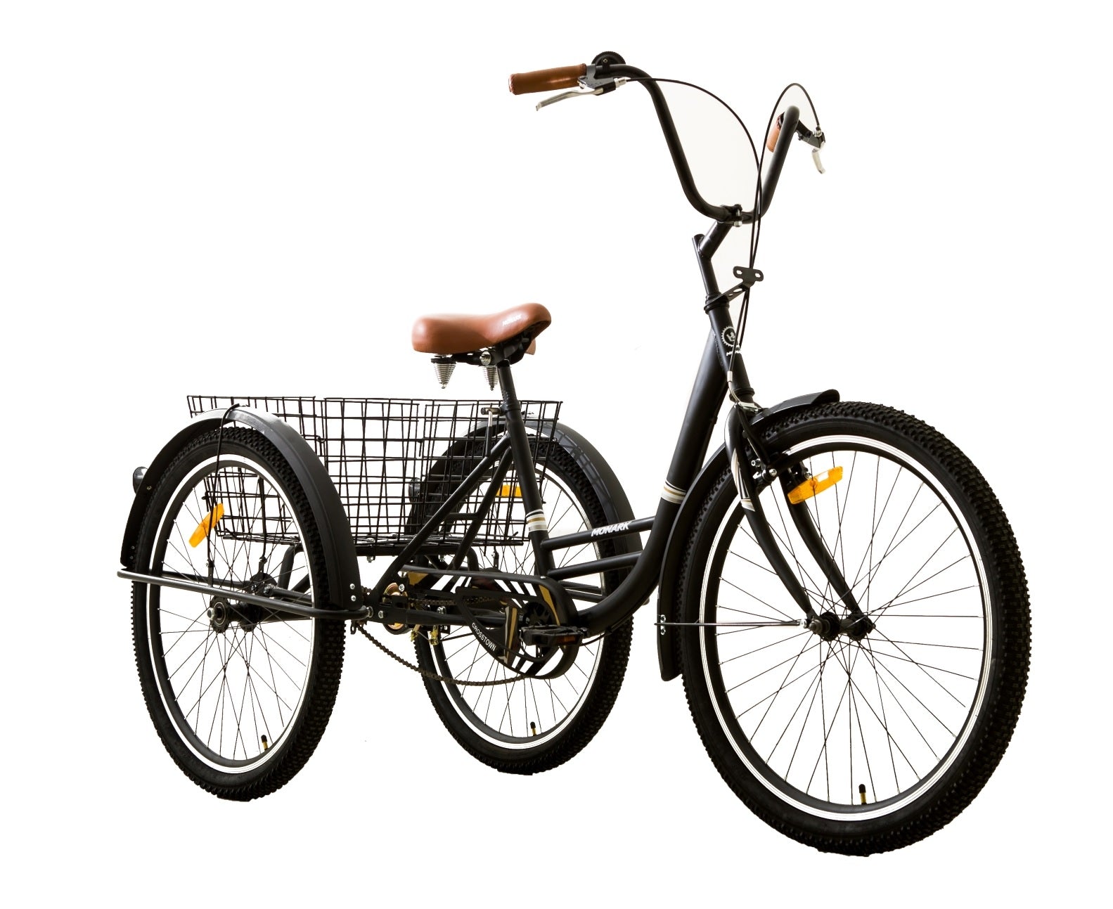 BICICLETA TRICICARGO CROSSTOWN ARO 26" NEGRO | MONARK
