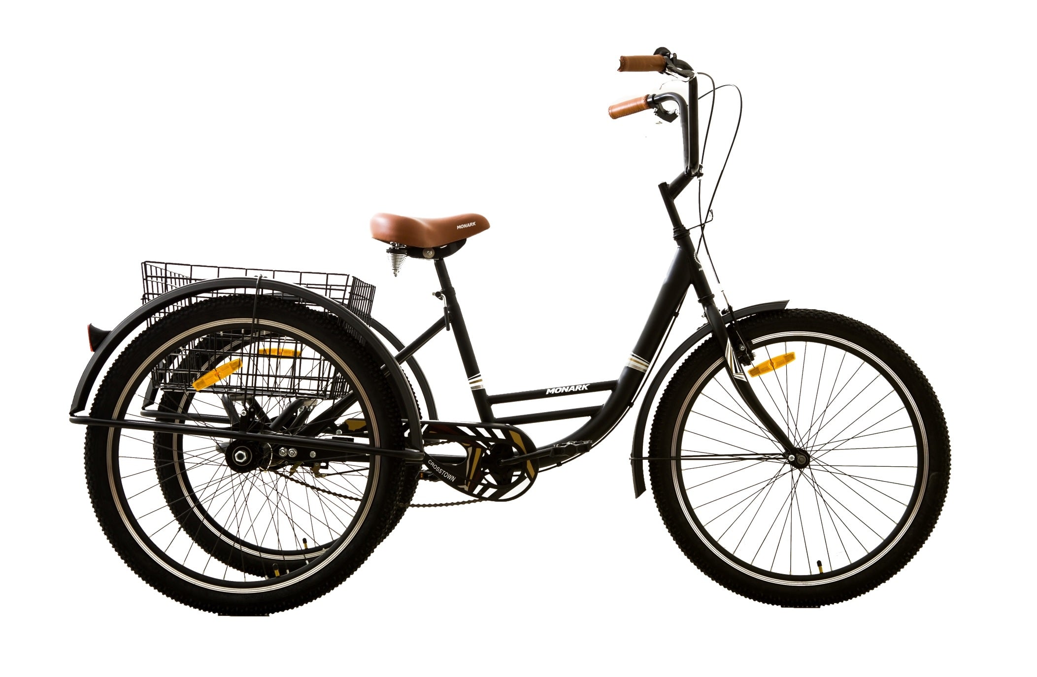 BICICLETA TRICICARGO CROSSTOWN ARO 26" NEGRO | MONARK