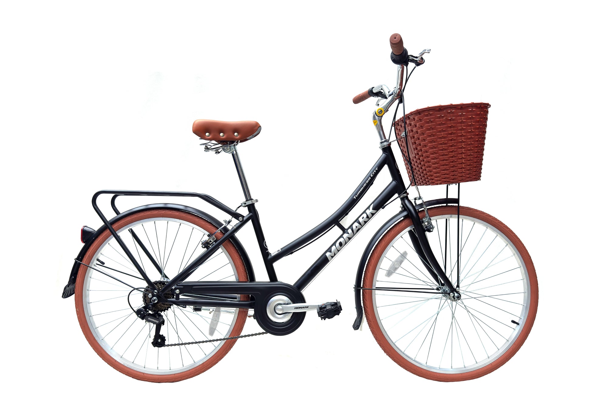 BICICLETA TURQUESA CITY 6V ARO 26" | MONARK