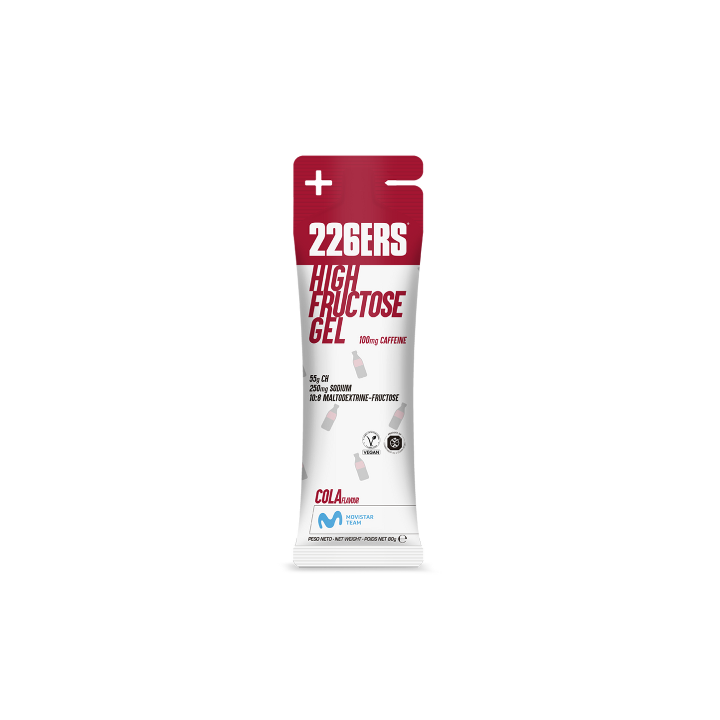HIGH FRUCTOSE GEL 80g CAFFEINE 100mg COLA | 226ERS