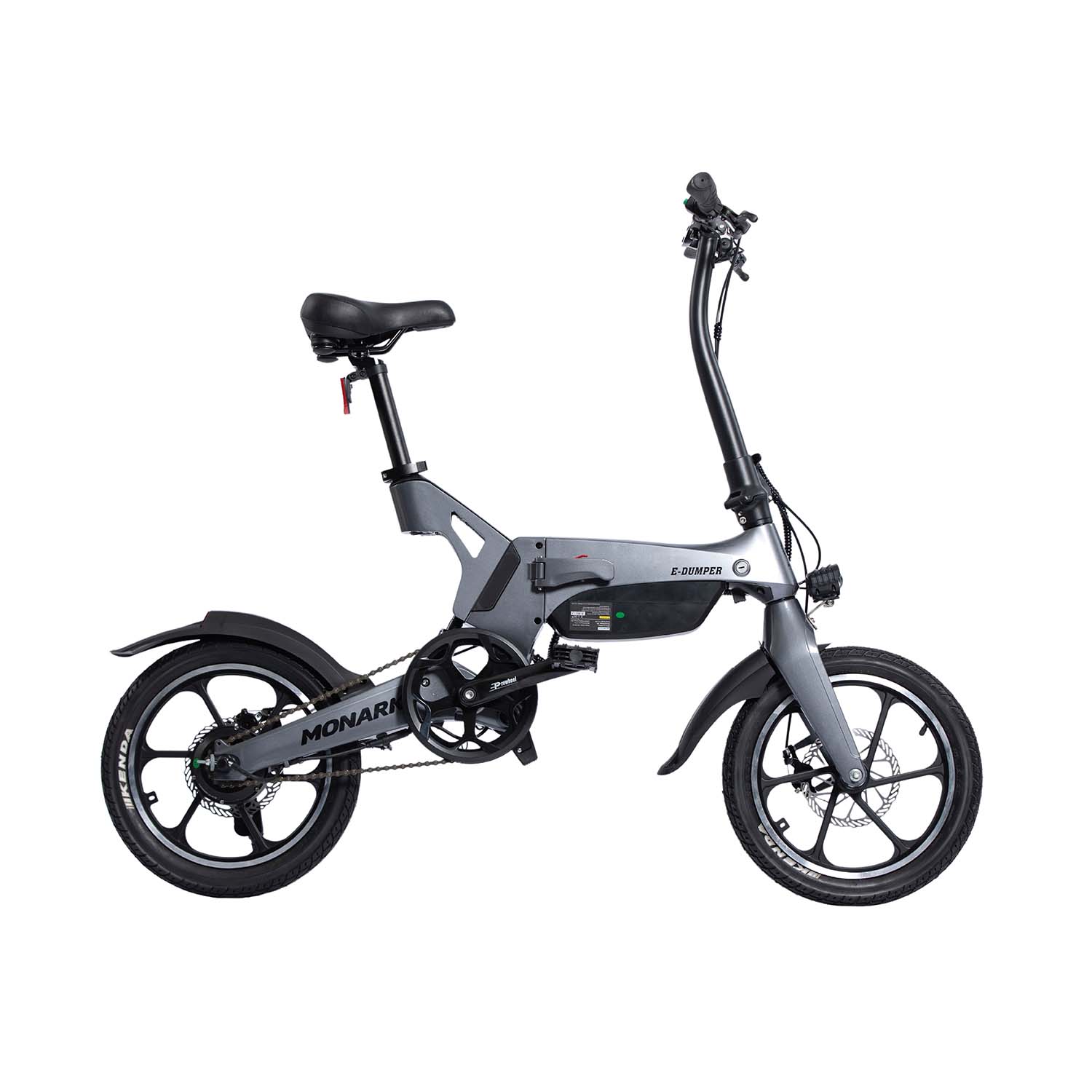 BICICLETA ELECTRICA E-DUMPER PLATEADO 16" | MONARK