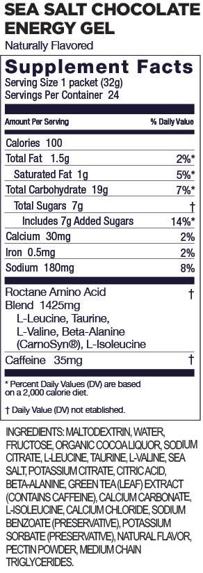 GEL ROCTANE SEA SALT CHOCOLATE | GU - CINCO AM