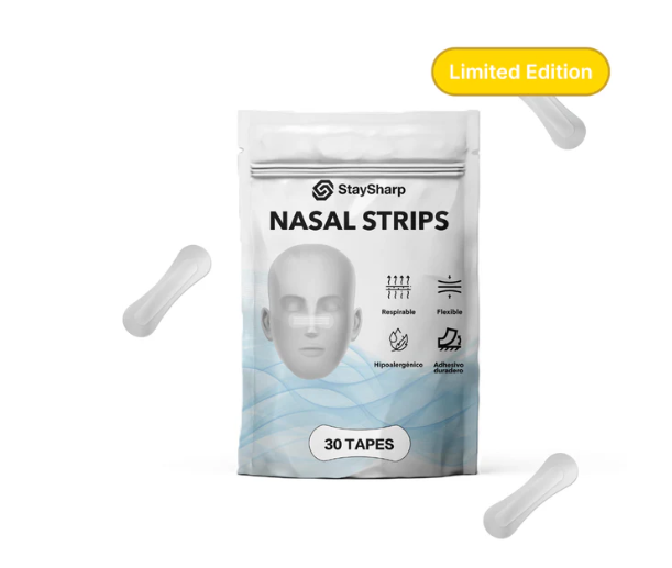 NASAL STRIPS TRANSPARENTE | STAYSHARP - CINCO AM