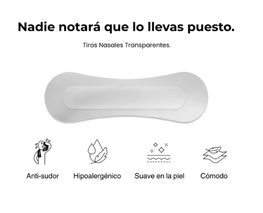 NASAL STRIPS TRANSPARENTE | STAYSHARP - CINCO AM