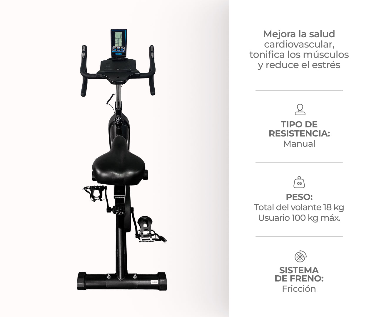 SPINNING K4018 NEGRO AZUL | MONARK