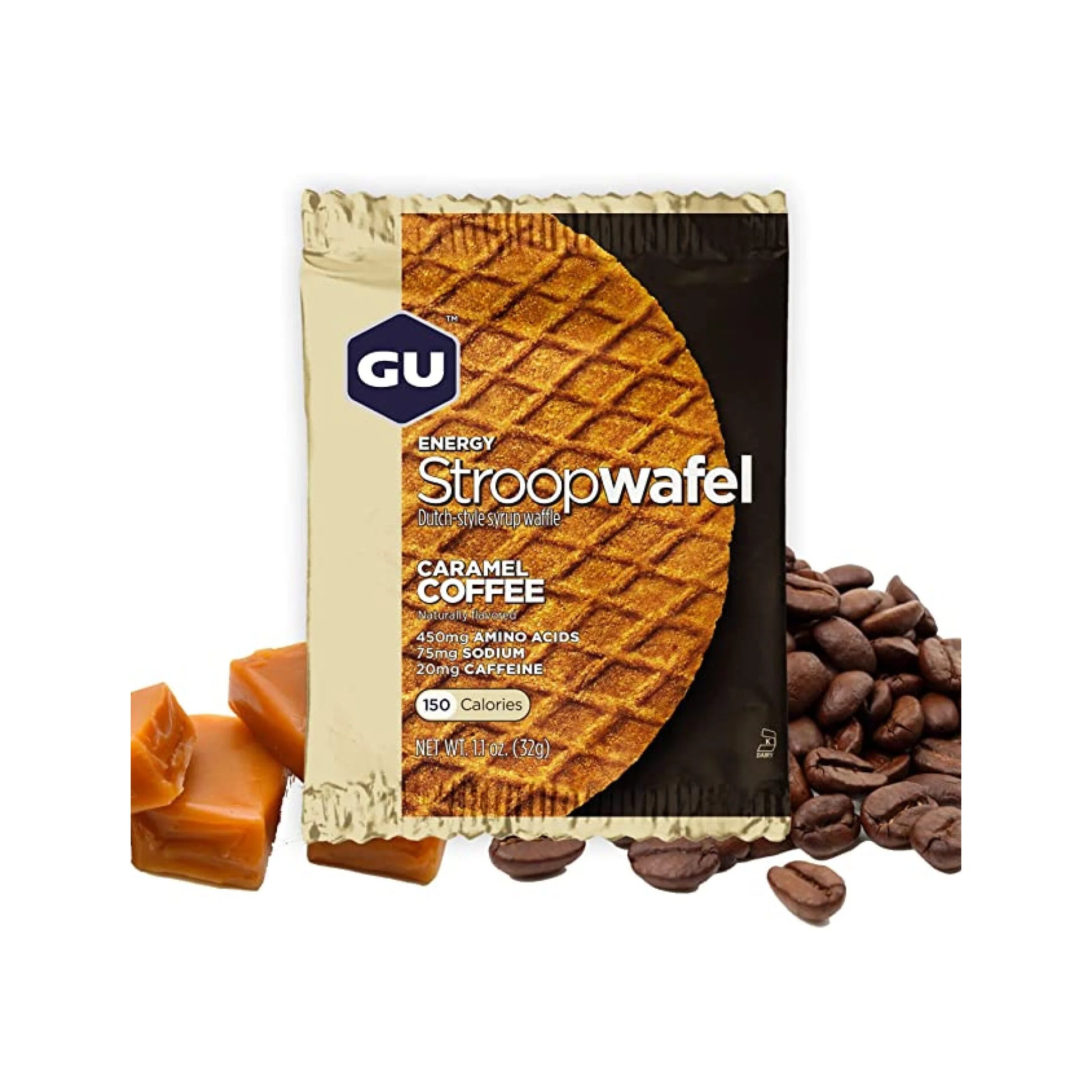 ENERGY STROOPWAFEL - CARAMEL COFFEE | GU - CINCO AM