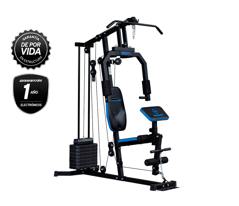 MINI GIMNASIO MULTIFUNCIONAL G1700 NEGRO | MONARK