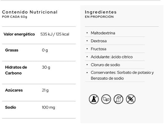 GEL ENERGÉTICO · 30CHO OFF CAF - SABOR LIMÓN - GEL 50ML - CINCO AM