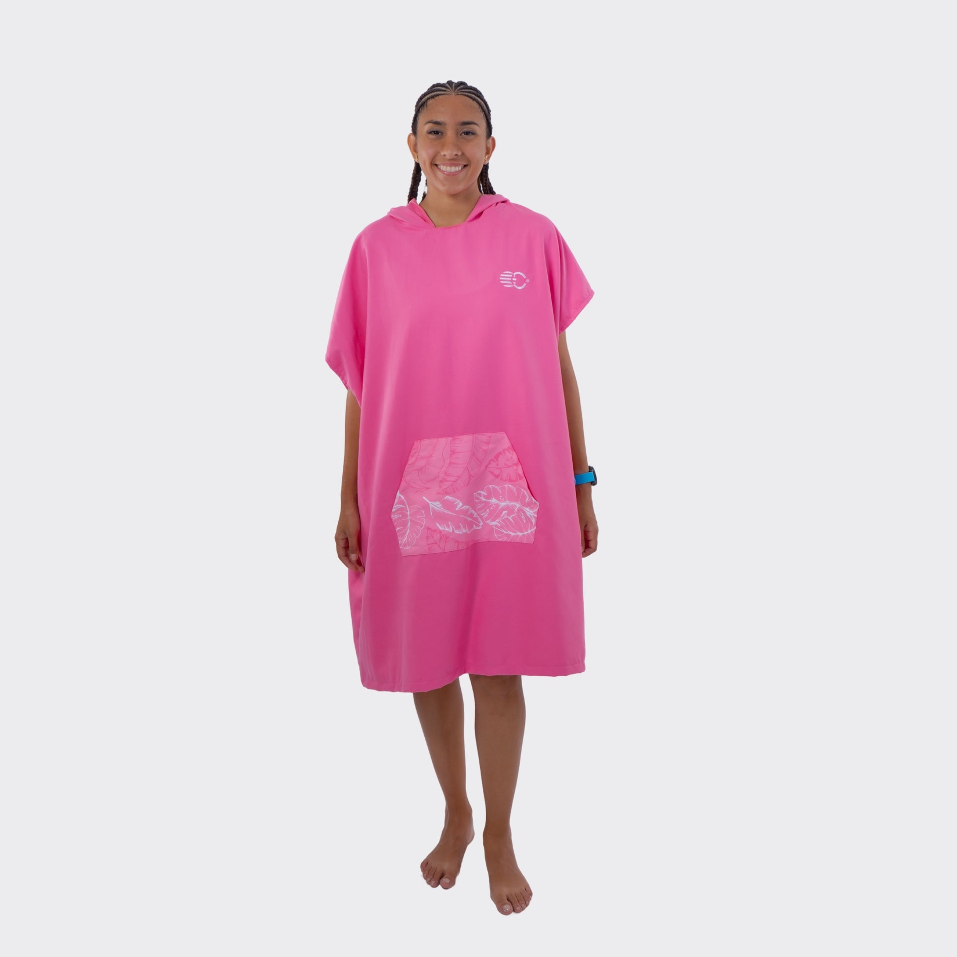 PONCHO SUNSET VIBES PINK TROPICAL | CINCO AM - CINCO AM