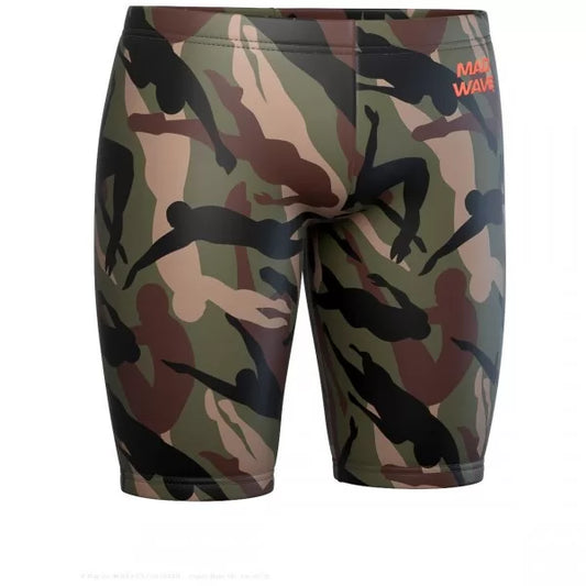 ROPA DE BAÑO PARA NATACIÓN HOMBRE COLOR VERDE MILITAR | MAD WAVE