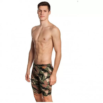 ROPA DE BAÑO PARA NATACIÓN HOMBRE COLOR VERDE MILITAR | MAD WAVE