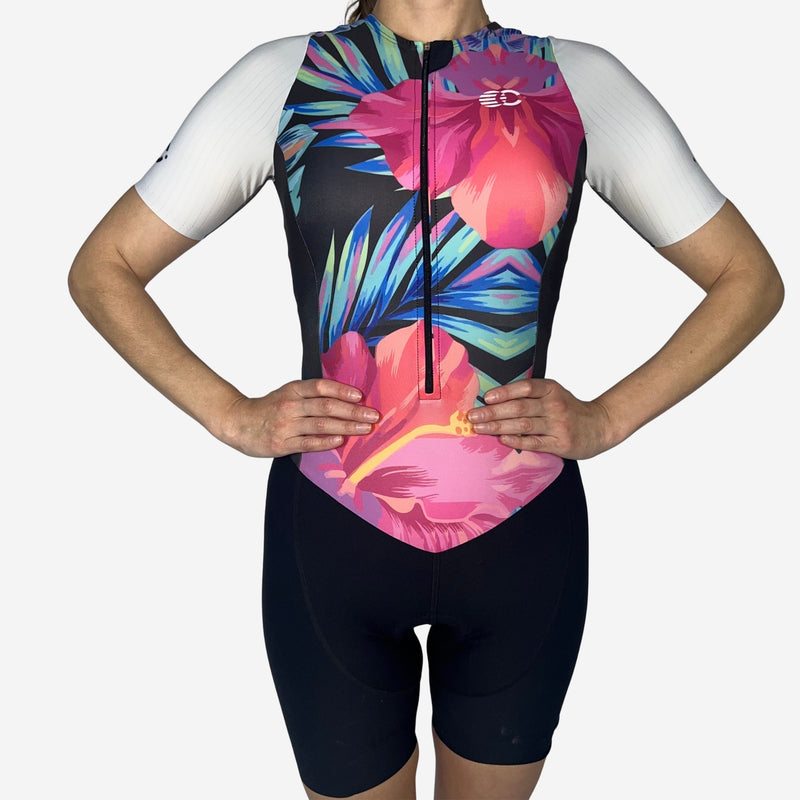 TRISUIT HIBISCO HAWAIANO FEMALE | CINCO AM