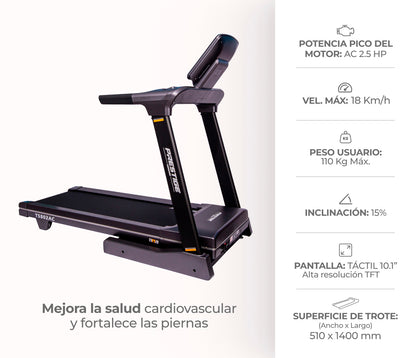 TROTADORA PRESTIGE T5802AC NEGRO | MONARK - CINCO AM