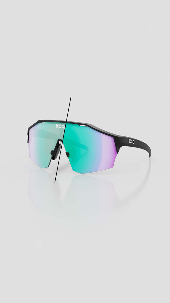 Alibi Black Matt / Photochromic Green Mirror | KOO - CINCO AM
