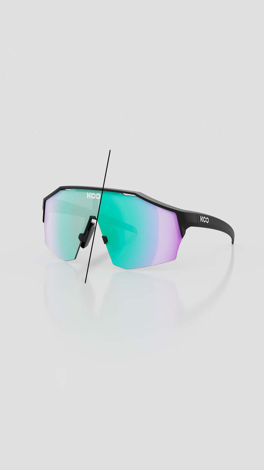 Alibi Black Matt / Photochromic Green Mirror | KOO - CINCO AM