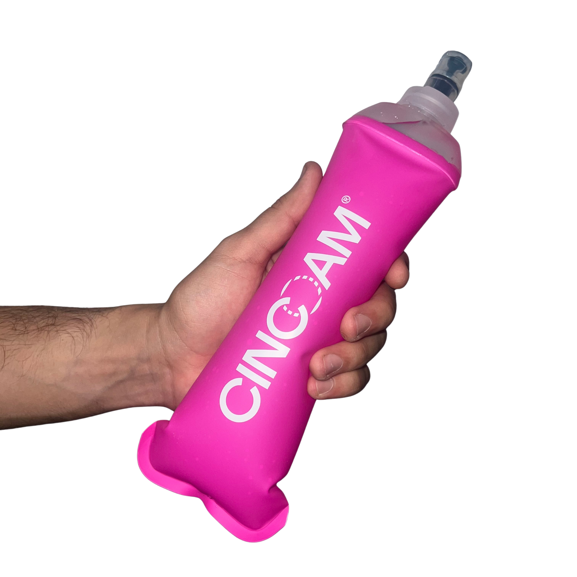 BOTELLA FLEXIBLE ROSA SOFT FLASK 500ml | CINCO AM