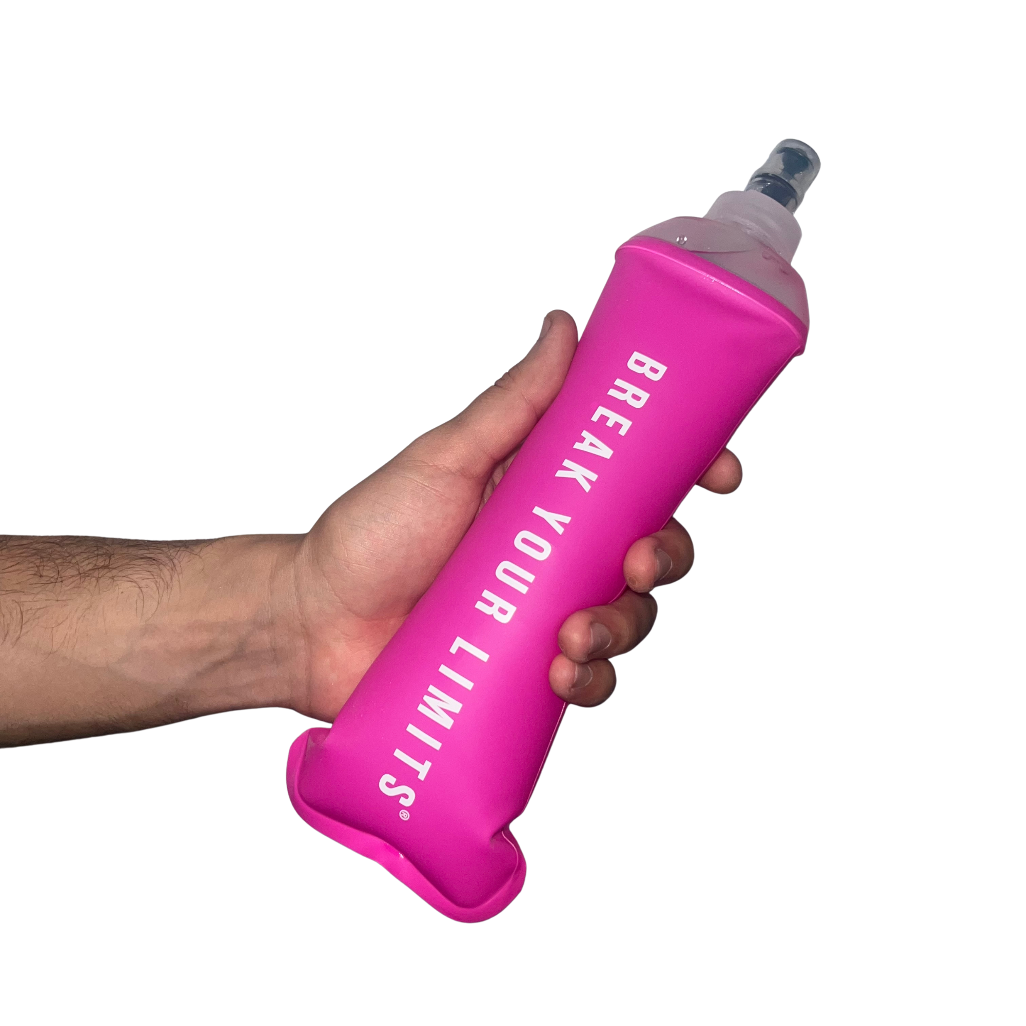 BOTELLA FLEXIBLE ROSA SOFT FLASK 500ml | CINCO AM