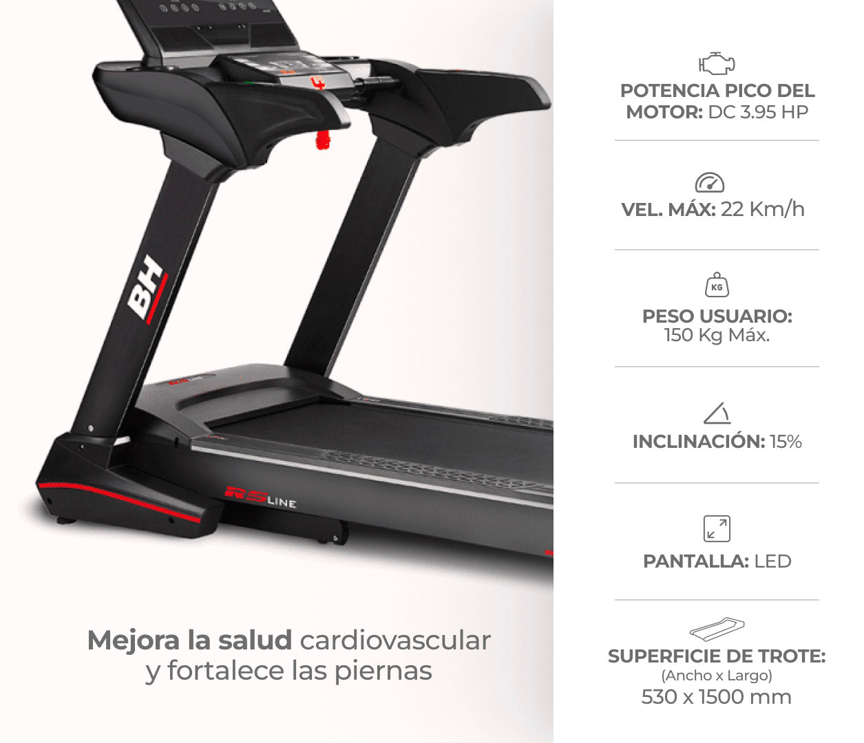 TROTADORA BH RS900 NEGRO | MONARK - CINCO AM