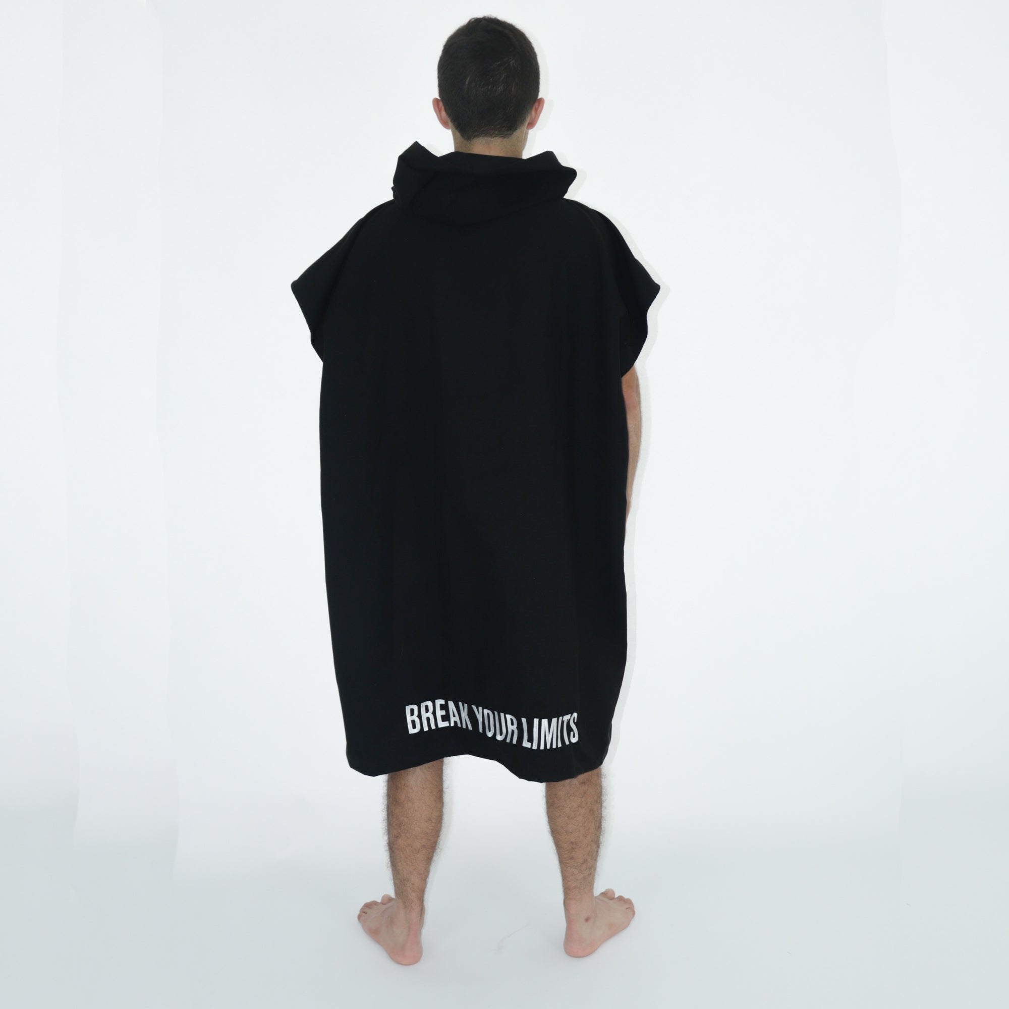 BLACK SWIM PONCHO | ALOHA CINCO AM