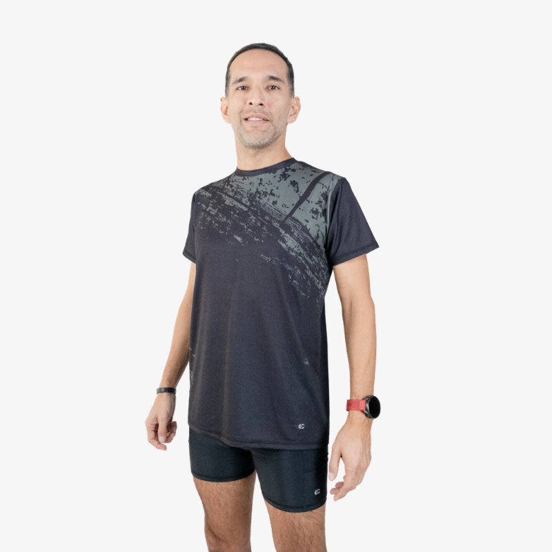 CAMISETA DEPORTIVA NOIR HOMBRE |MOVE - CINCO AM