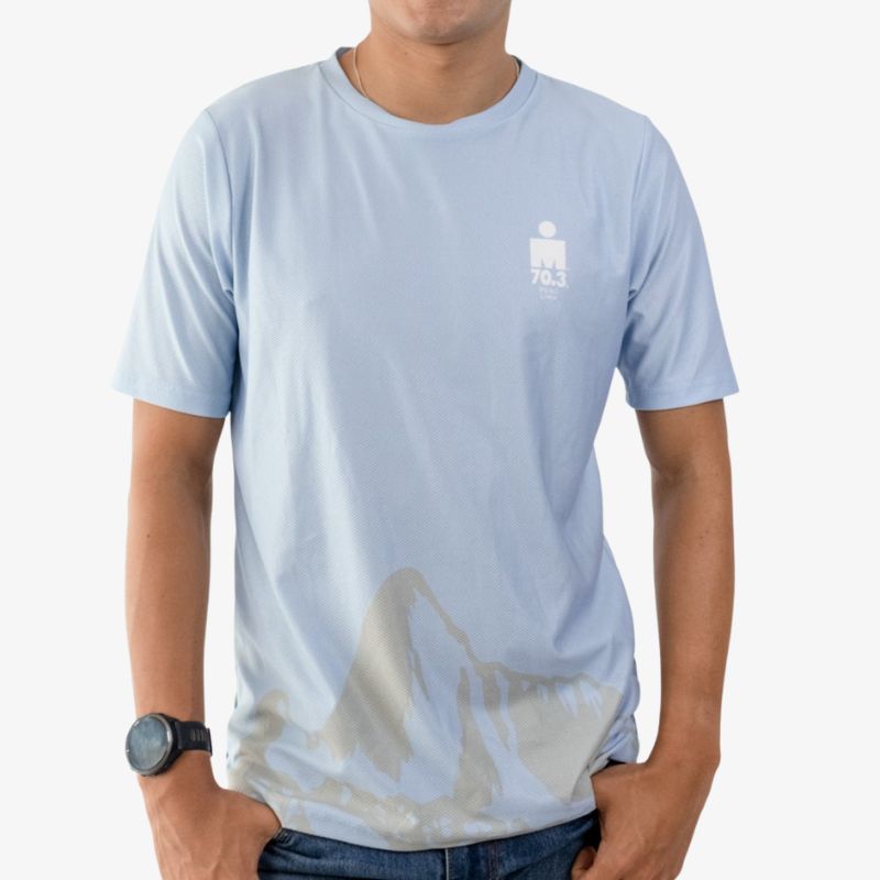 CAMISETA DRY-FIT RUTAS DEL ALMA HOMBRE - MACHU PICCHU IRONMAN - CINCO AM