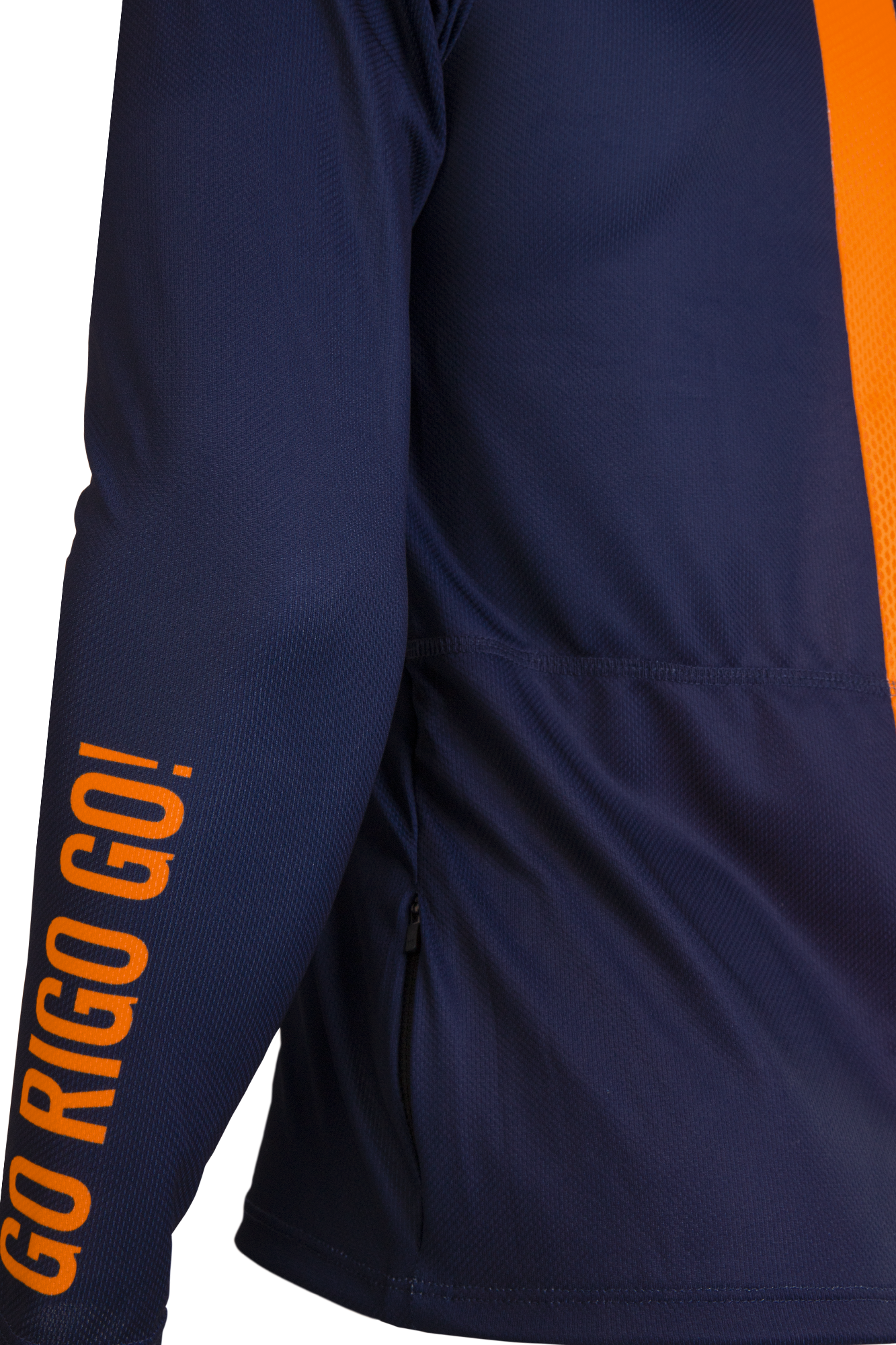 JERSEY MTB ALL MOUNTAIN UNISEX PARA MTB MARCA GO RIGO GO COLOR AZUL OSCURO - CINCO AM