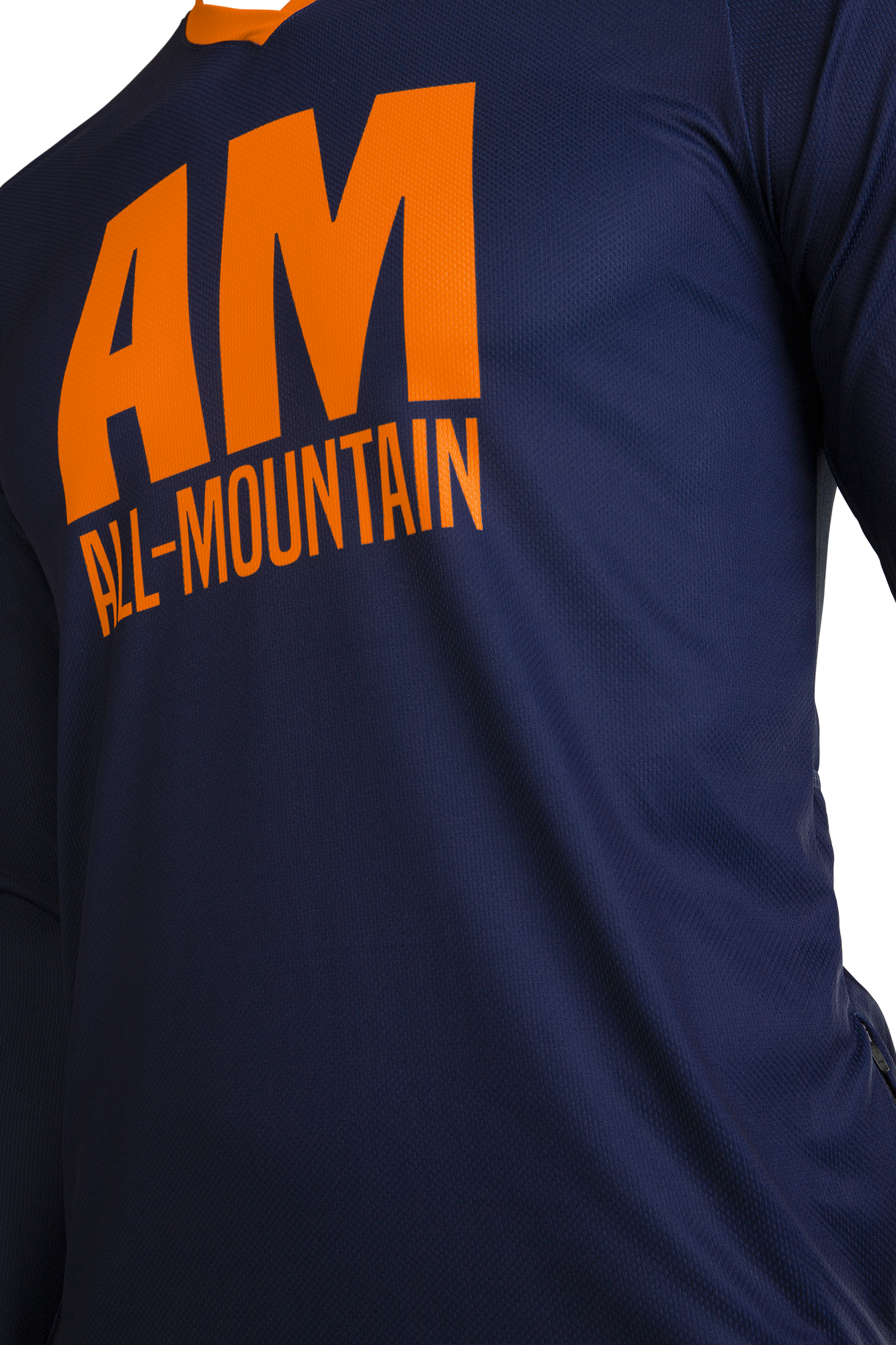 JERSEY MTB ALL MOUNTAIN UNISEX PARA MTB MARCA GO RIGO GO COLOR AZUL OSCURO - CINCO AM