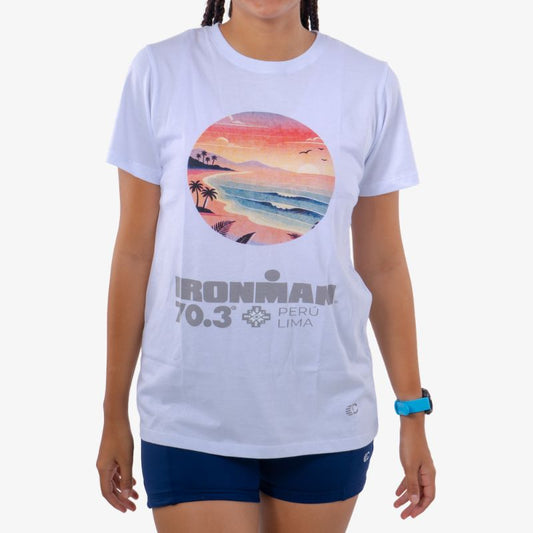 CAMISETA IM 70.3 PERÚ - LIMA SUNRISE MUJER - CINCO AM